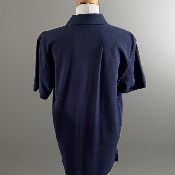 Brooks Brothers 1818 Navy Performance Polo Slim Fit Embroidered Logo Sz Large - Picture 3 of 9